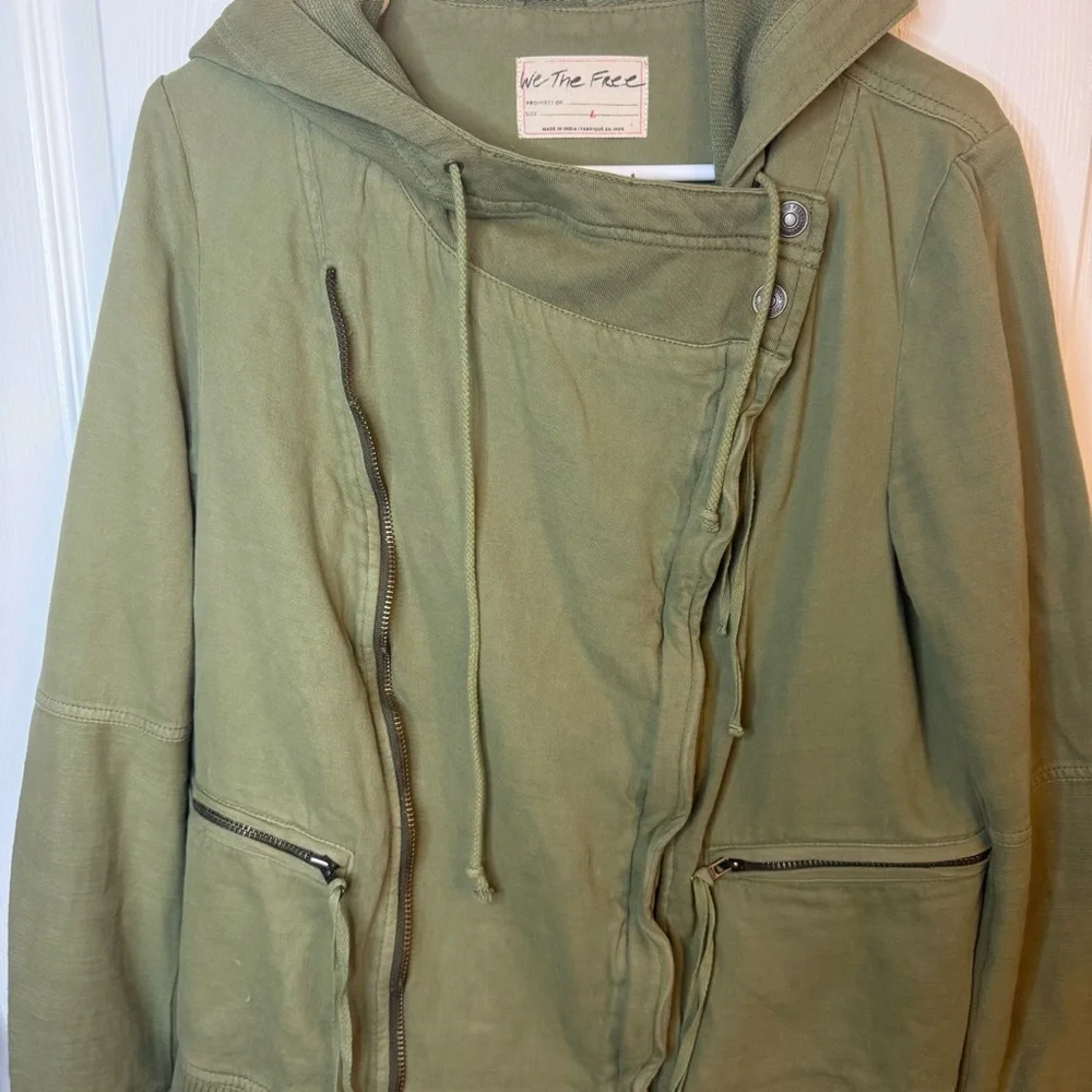 Free People We The Free | Women’s Carmen Moto Jacket | Large - Picture 8 of 9